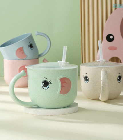 Toddler Sippy Cup with Straw – For Boys and Girls